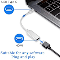 Miniatyrbilde 7 av 8: USB C til HDMI-adapter, adapter med video- og lydutgang