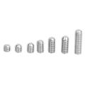 Miniatyrbild 1 av 2: 212-dels M5 Hex Socket Flat Point Set Skruv 304 Rostfritt Stål Grub Skruv Kit med Hex Nyckel