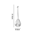 Miniatyrbilde 2 av 5: Skimmer-øse,  Rustfritt stål wok-spatel, Holdbar sil