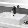 Miniatyrbilde 3 av 6: Foss kran baderom, krom servantkran med keramisk