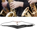 Miniatyrbild 1 av 8: Saxofonhalsrem Sax PU-läder Sax Axelslinga Rem för Sopran Tenor Alt Sax