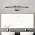 Miniatyrbilde 2 av 4: Baderomsspeil lys med bryter, LED baderom vegglampe, IP44 justerbar speillampe for sminke speil, 4000K, 35cm/6w GHOST