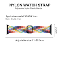 Miniatyrbillede 2 af 6: Rem til Apple iWatch 1234567 - Justerbar nylonrem