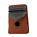Miniatyrbillede 1 af 5: 17-tangenters kalimba tommelfingerklaver; stemmehammer, fingerdæksler, tangent