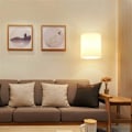 Miniatyrbillede 2 af 4: Moderne væglamper lampe dekoreret i træ til stue soveværelse gang trappe