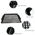 Miniatyrbilde 2 av 6: MEHE Grillkurv, Non-stick Grill Topper 14,6\"x11,4 Tykkelse
