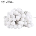 Miniatyrbild 2 av 5: 33ft 100st LED Ball Light String Batteridriven, 8 lägen, med Warm White