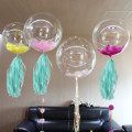 Miniatyrbillede 4 af 5: 10Bag Papir Tassels Girlande Banner - Tissue Papir Tassels til