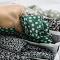 Miniatyrbillede 3 af 5: Garderobe Tøjarrangør Sammenklappelig Skuffe Tøjopbevaringsboks til Soveværelse Sovesal