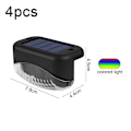 Miniatyrbild 2 av 5: Solcellslampor för utomhusbruk, 4-pack, vattentäta solcellslampor med LED-lampor
