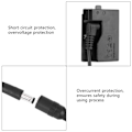 Miniatyrbilde 7 av 8: USB til ACK‑E10 Full Decoding Dummy Batteri for Rebel T3/T5/T6/T7/T100 Kamera