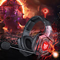 Miniatyrbild 5 av 9: Gamingheadset 3,5 mm stereoljud, ergonomisk design, mjuka minnesöronkåpor, brusreducerande mikrofon, over ear-gaminghörlurar för nya Xbox One/PC/Mac
