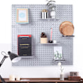Miniatyrbilde 5 av 5: Veggkontroll Pegboard Rack Horisontal Pegboard - Enkel å