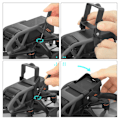Miniatyrbild 3 av 5: Batterihållare Clip för DJI Avata FPV Drone Intelligent Flight Batteries Fixator Tillbehör Rem Fällbart Lås