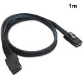 Miniatyrbilde 2 av 8: Svart 1 meter harddisk datakabel