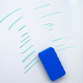 Miniatyrbillede 2 af 4: Whiteboard svampemagnet sæt - pakke med 4 - magnetisk tavlerenser viskelæder - visker med stærke magneter til kemisk rensning af din whiteboardtavle med kuglepenne og