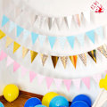 Miniatyrbillede 3 af 7: 5-delt sæt Vimpel Kæde Vimpel Banner 5 Meter 12Stk Vimpel
