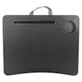 Miniatyrbilde 2 av 8: Koppholder Skrivebord Skjød Forhindre Skli Ergonomisk Bærbar Skjød Laptop Skrivebord med Enhetslist for Opptil 15,6 Tommers Bærbare Datamaskiner