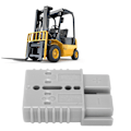 Miniatyrbillede 1 af 8: Batteri Tilslutnings- og Afbryderplug Terminal SB175A Batterikabel Hurtigkobling Velegnet til Gaffeltrucks Både Grå