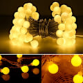 Miniatyrbild 3 av 5: 33ft 100st LED Ball Light String Batteridriven, 8 lägen, med Warm White
