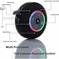 Miniatyrbild 5 av 5: Bluetooth-högtalare för dusch, IPX7 Bluetooth-duschradio med helt vattentät FM-radio, handsfree-högtalare, kraftfull sugkopp
