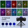Miniatyrbilde 6 av 7: 4 i 1 LED nattlys projektor med justerbart stativstativ, C
