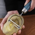 Miniatyrbillede 4 af 5: Grøntsagsskræller - Rustfrit stål roterende skræller