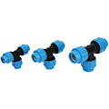 Pikkukuva 4 / 5: 20mm puutarhaletkun liitin PE T-liitin ulkohalkaisija 20mm