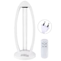 Miniatyrbilde 2 av 4: Dobbelt-rørs UV-lyslampe med fjernkontroll og timer, bordlampe for hjem og sykehusbruk, EU-plugg 220V