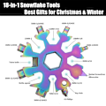 Miniatyrbild 4 av 8: Snowflake Multi Tool, Snowboarding Skruvmejsel Kompakt Snowflake Multicolor