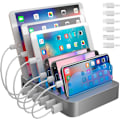 Miniatyrbillede 1 af 7: Robust ladestation til flere enheder, med 6 USB Fast