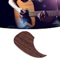 Miniatyrbild 1 av 8: Akustisk Gitarr Plektrumskydd PVC Trämönster Tåligt 3D Plektrumskydd Repskydd Vattendroppsform