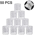 Miniatyrbillede 2 af 8: Servietringe, Rhinestone Servietringe Diamantpynt til Plac