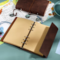 Miniatyrbillede 5 af 5: Journal Notebook, Dagbog Skitsebog Gaver, Kraftpapir Indre