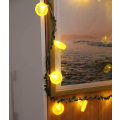 Miniatyrbild 3 av 5: Citronformade ljusslingor, 10 fot 20 LED, fe-nattljus för