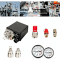 Miniatyrbillede 2 af 5: Trykluftafbryder luftkompressor trykregulator kompressor med trykmåler trykafbryder luftkompressor kontrolventil
