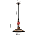 Miniatyrbillede 5 af 5: MAGIC Industrielle Pendellampe E27 Bronze Wasserrohr