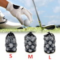 Miniatyrbillede 3 af 6: Nylon Mesh Net Bag Golf Tennis Balls Carrying Drawstring Storage
