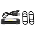 Miniatyrbilde 2 av 7: USB-oppladbart supersterkt LED-sikkerhetsblinkende lys med 3 farger og 7 lysmoduser