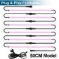 Miniatyrbillede 2 af 3: 288 LED Full Spectrum Plantelampe Drivhus Indendørs Planter Plantelys Grolampe - 4 stk.