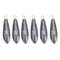 Miniatyrbillede 1 af 5: 6 stk. Nye Fiskesænkevægte Vanddråbeform Støbning Fiskegrej (30g)