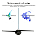 Miniatyrbilde 8 av 8: 3D Hologram Vifte LED Reklame Display Vifte for Forretning Butikk Skilt Bar Fest Reklame Display 100‑240VEU Plugg
