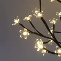 Miniatyrbilde 4 av 7: Lightshare 18 tommers kirsebærblomst Bonsai-tre, 48 LED-lys, 24