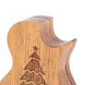 Miniatyrbild 3 av 8: Gitarrplektrum Box Portabel Multifunktionell Gitarrformad Träplektrumhållare Fodral L827 Kaskad Julgran