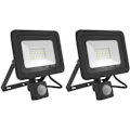 Pikkukuva 1 / 5: 2 kpl 30 W:n LED-valonheitin liiketunnistimella, 2700 lm, 6000 K,