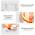 Miniatyrbillede 4 af 5: 2 glas glas, husholdningssaftkopper, enkle varmebestandige tekopper, drikkevarekopper, transparent farve