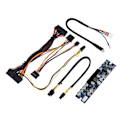 Miniatyrbillede 2 af 8: PC PSU DC 12V Indgang 300W Computer Strømforsyning Modul med 24Pin Forbindelse/ AUX/ SATA Kabel