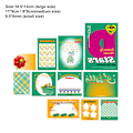 Miniatyrbillede 2 af 5: Farvet Scrapbooking Mønstret Papir 50 Ark - Scrapbog