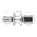 Miniatyrbillede 6 af 7: Bluetooth Smart Sikkerhed Anti Tyveri APP Tastatur Kode Elektronisk Låsecylinder