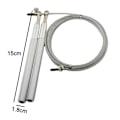 Miniatyrbillede 2 af 5: Speed Skipping Rope Justerbar Springtov med Aluminium